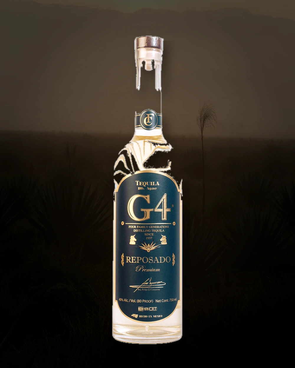 Tequila G4 Reposado bottle