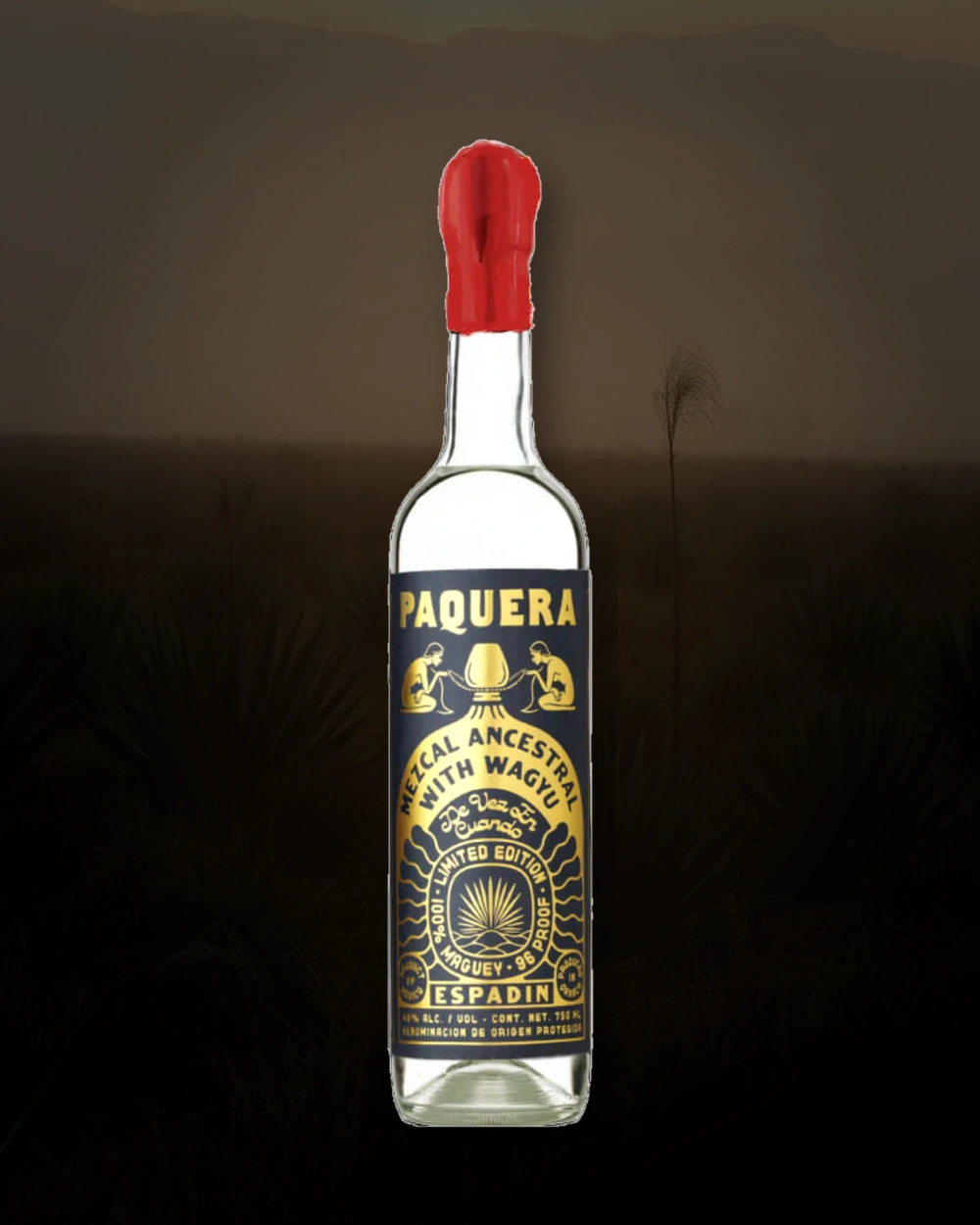 Paquera Ancestral Espadin with Wagyu bottle