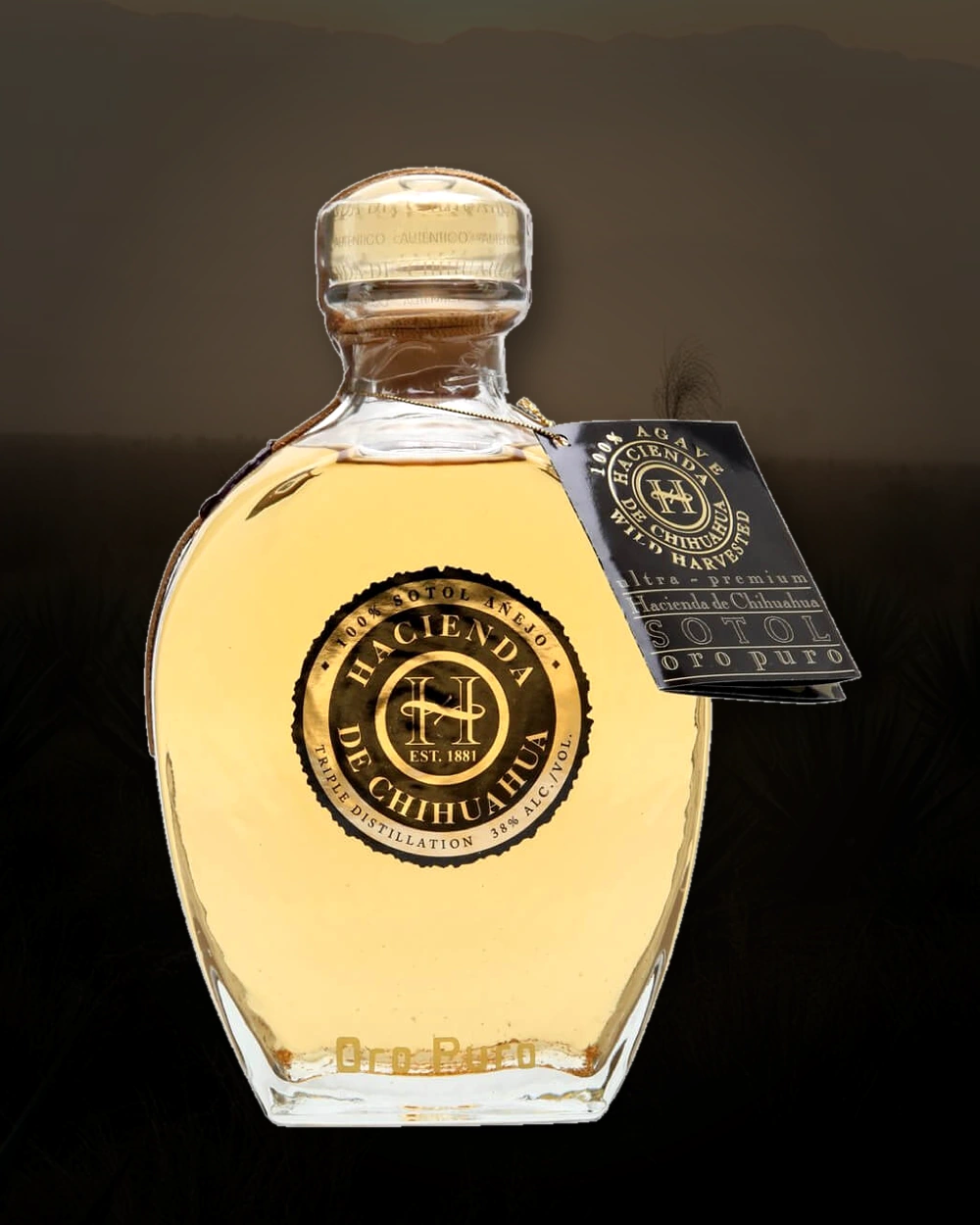 Hacienda de Chihuahua Sotol Oro Puro bottle