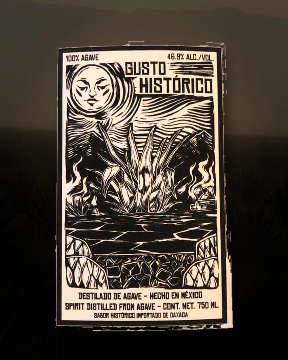 Gusto Historico Tepextate/ Tobala/ Cuixe/ Madrecuixe – Vázquez bottle
