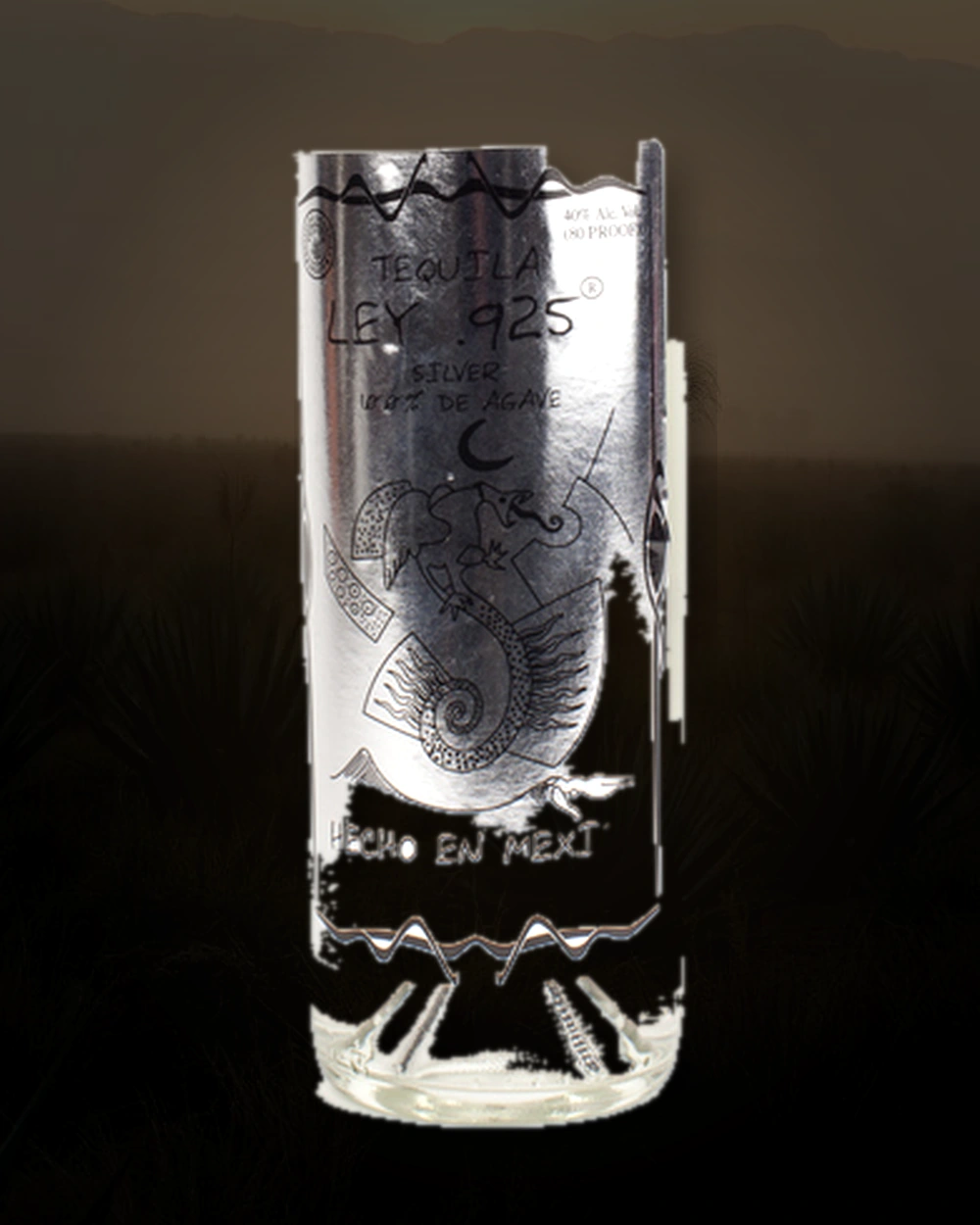 Ley .925 Tequila Silver Dragon Bottle bottle