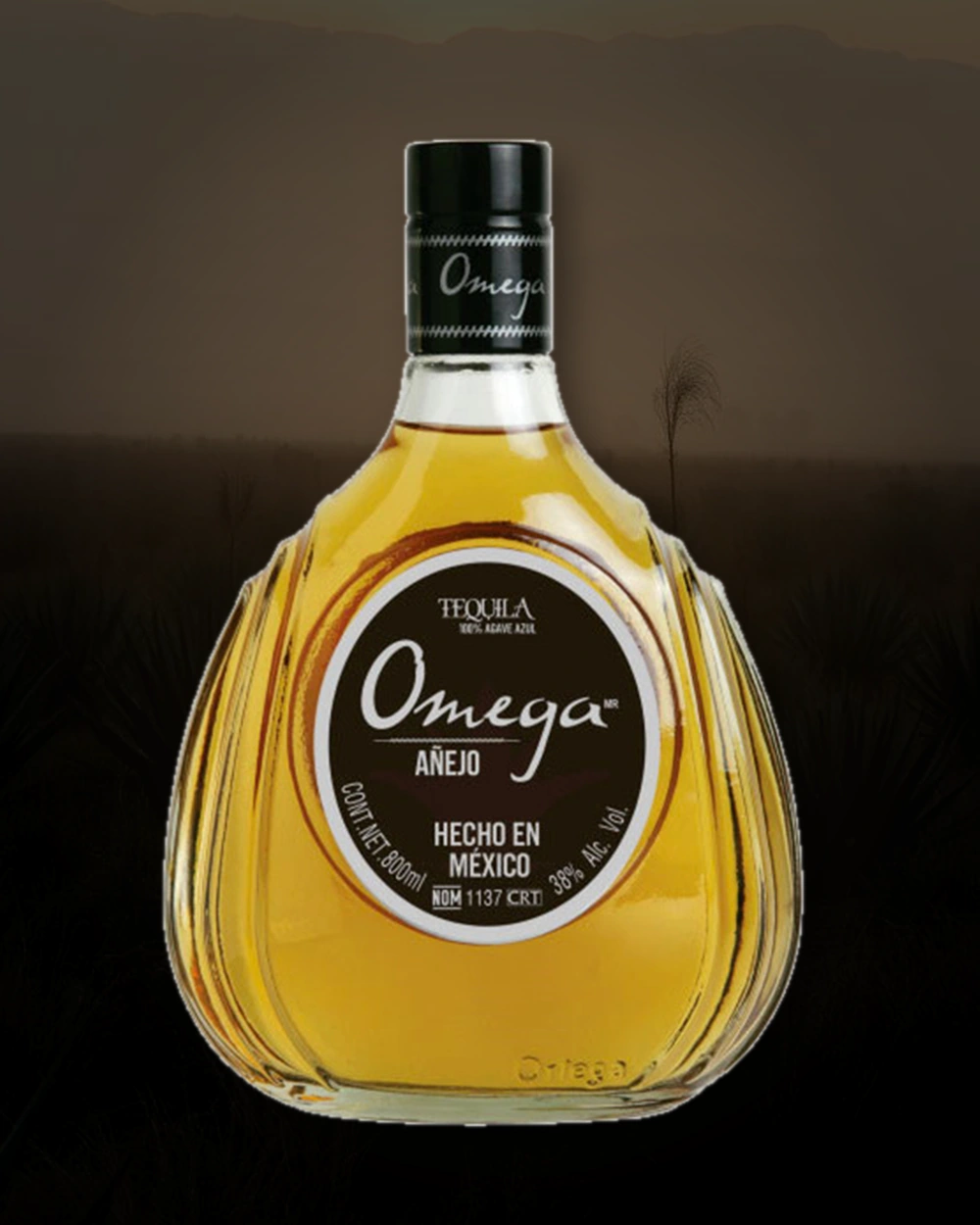 Omega Añejo bottle