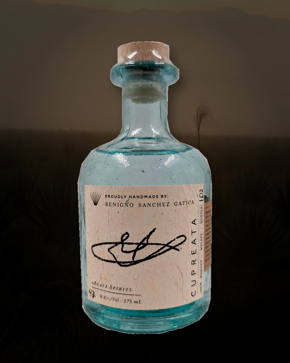 Maguey Melate Cupreata – Benigno Sánchez Gatica bottle