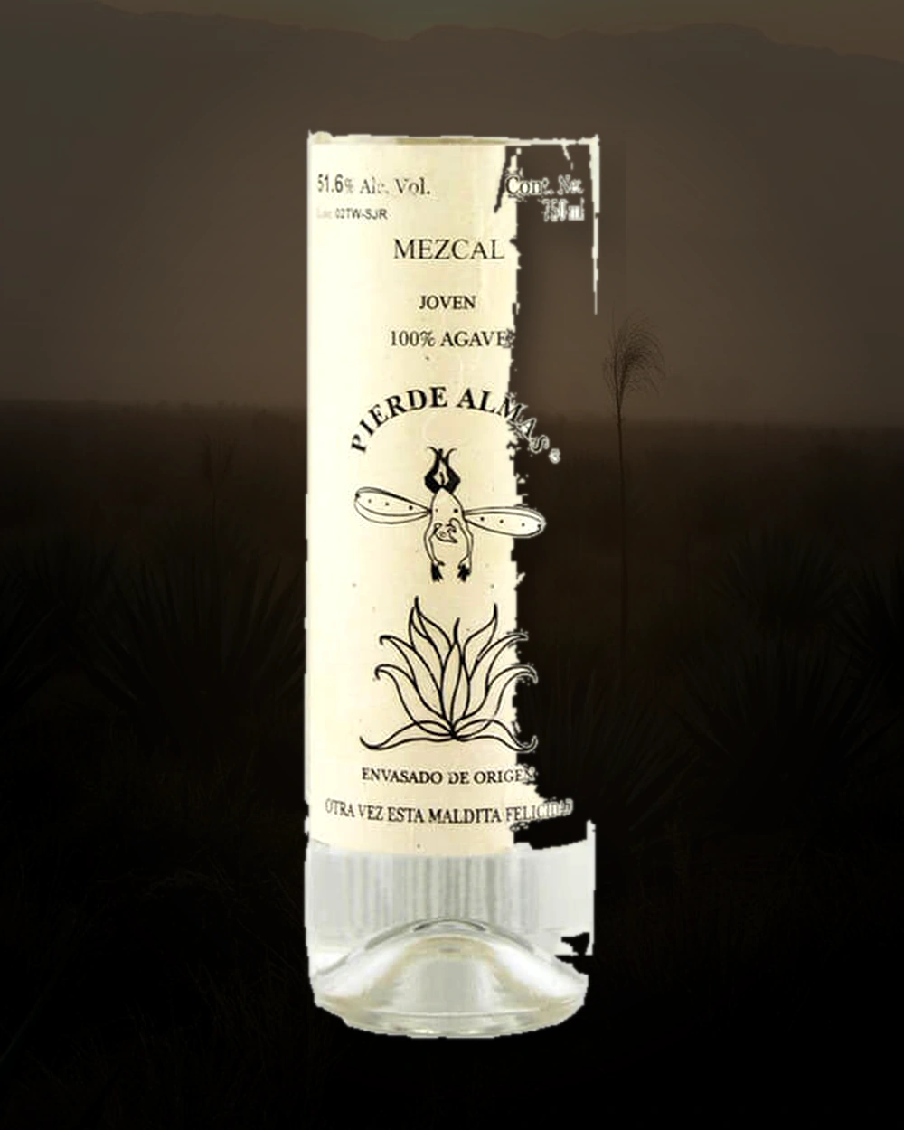 Pierde Almas Tequilana Weber bottle