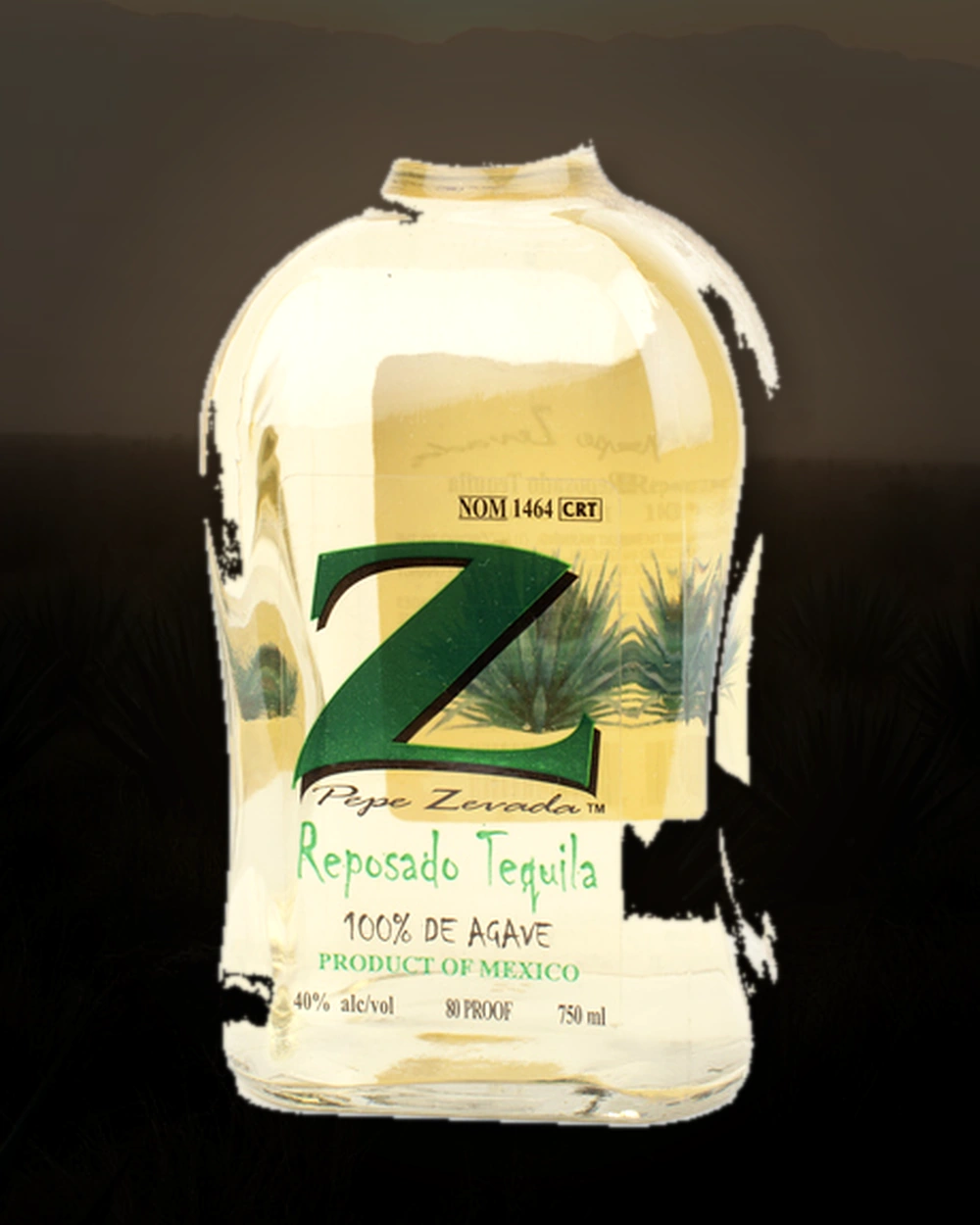 Pepe Zevada Reposado bottle
