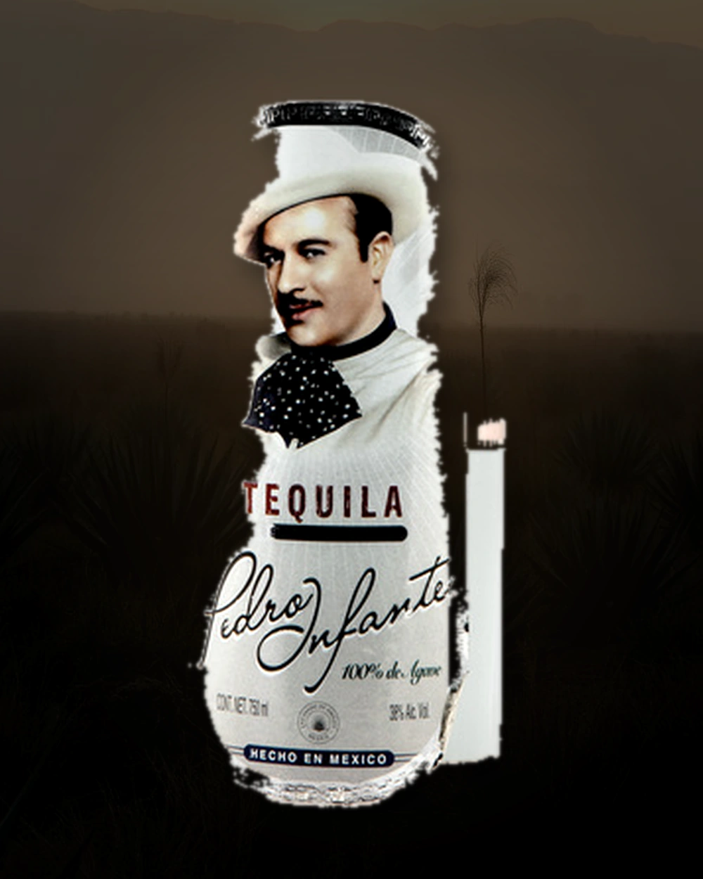 Tequila Pedro Infante Blanco bottle
