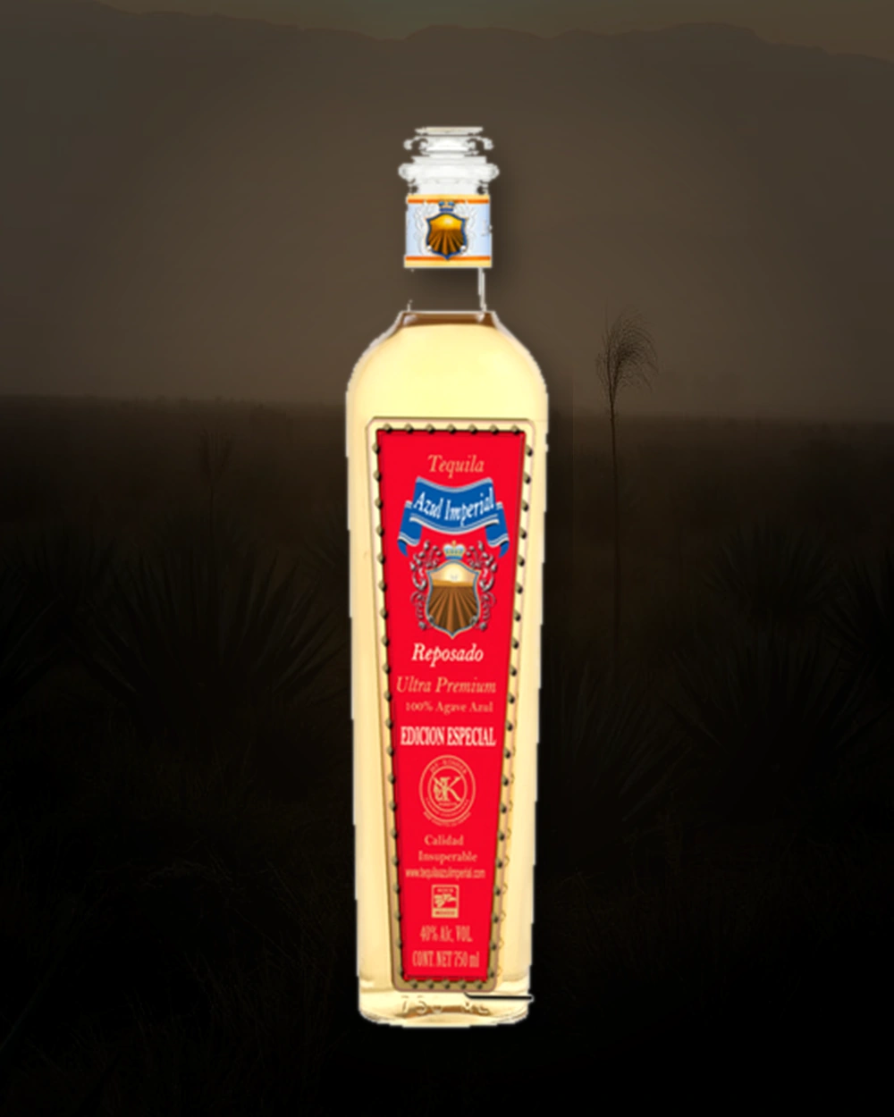 Azul Imperial Reposado Red Label bottle
