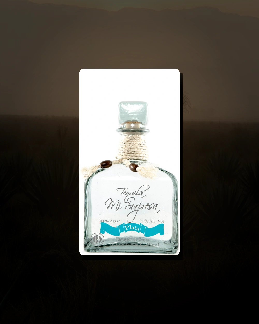 Tequila Mi Sorpresa Plata bottle