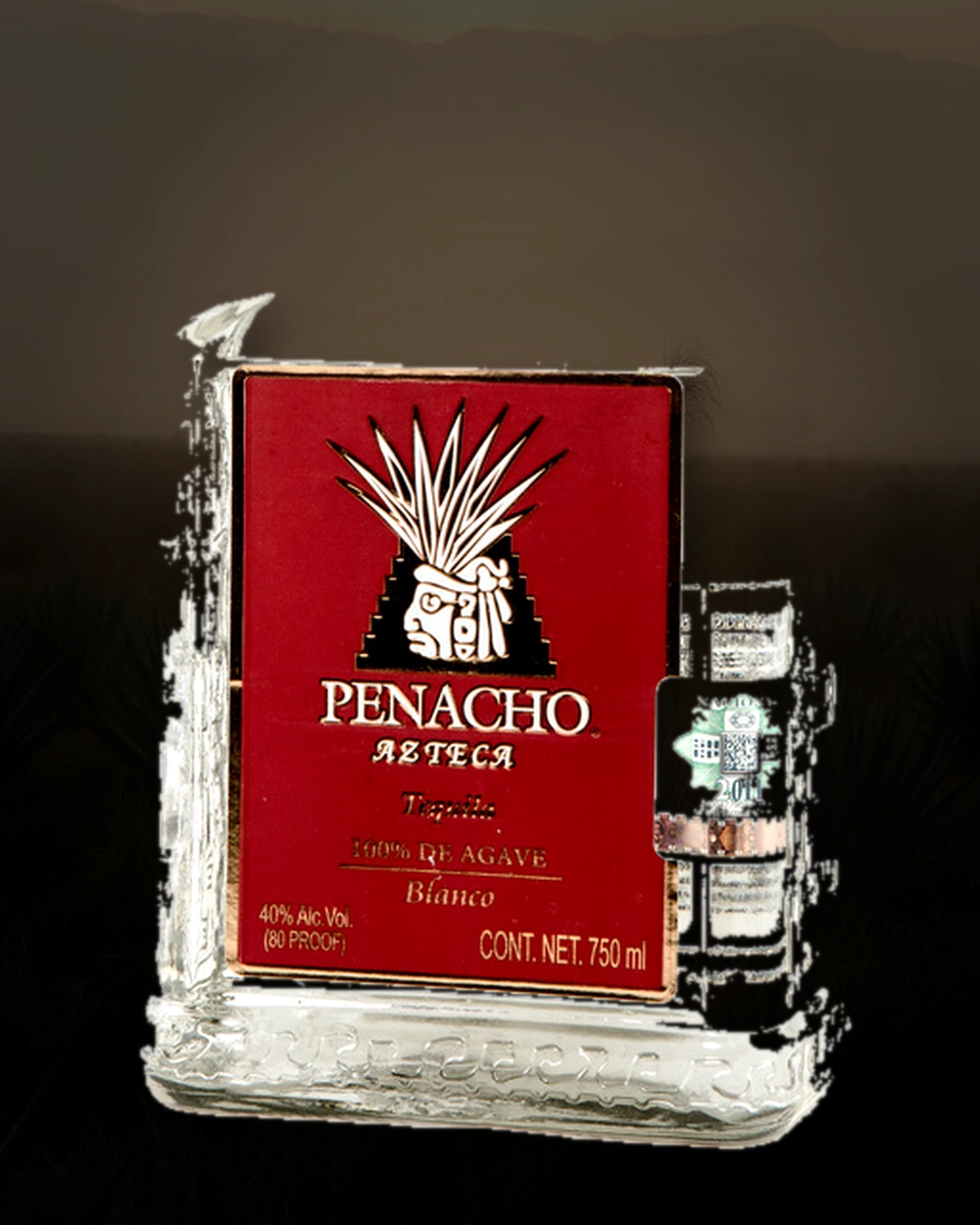Penacho Azteca Blanco bottle