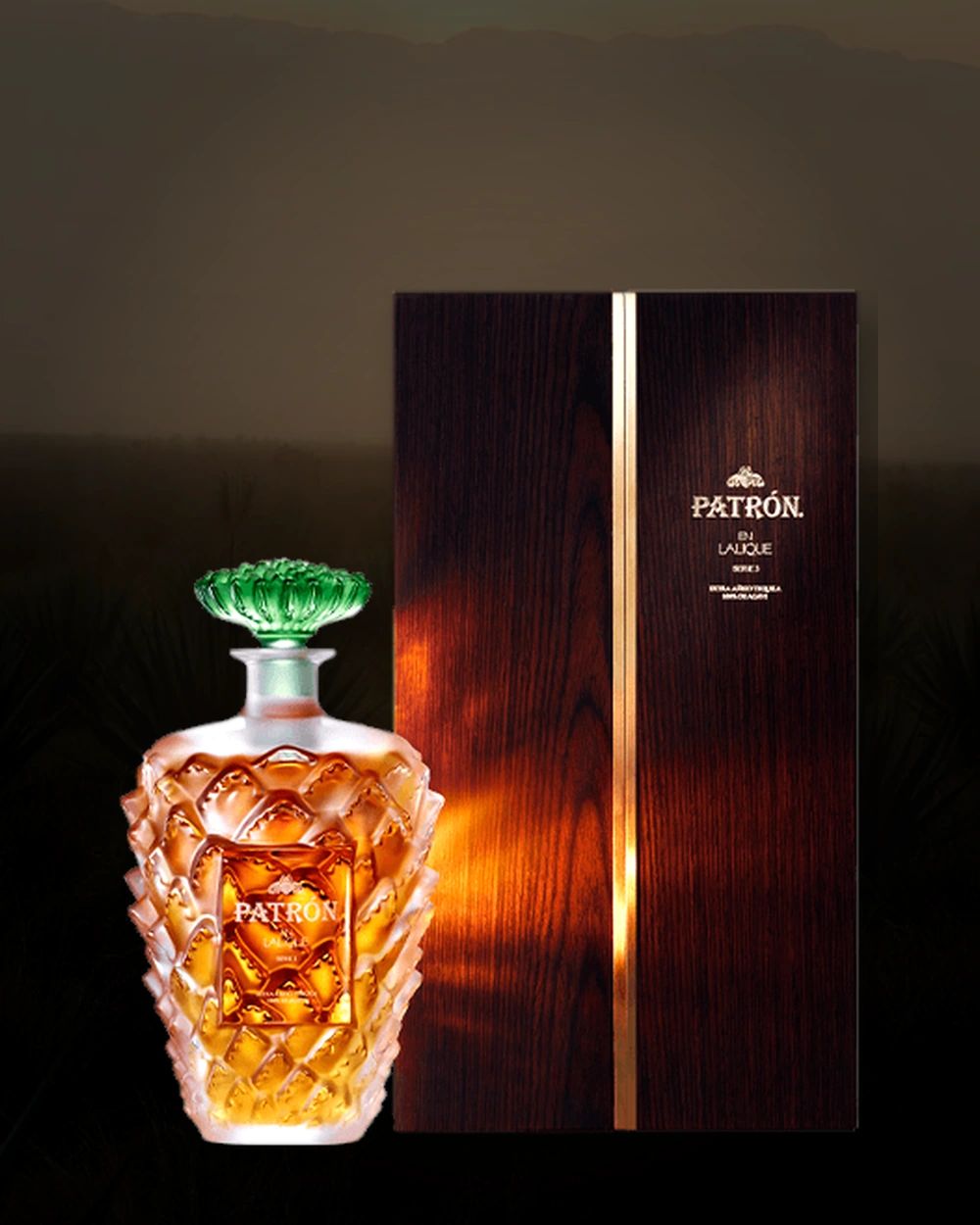 Patrón en Lalique: Serie 3 bottle