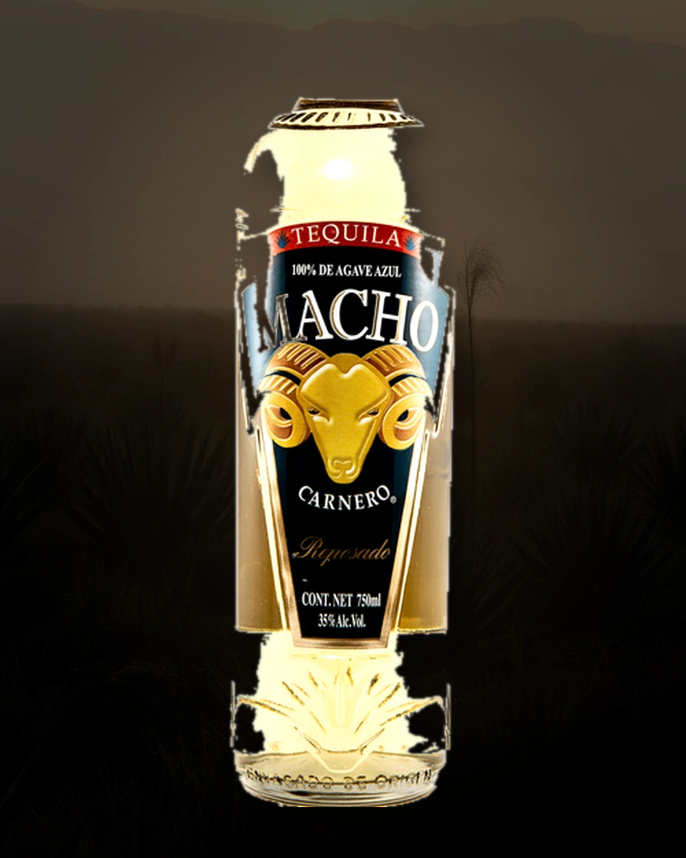 Macho Carnero Reposado bottle
