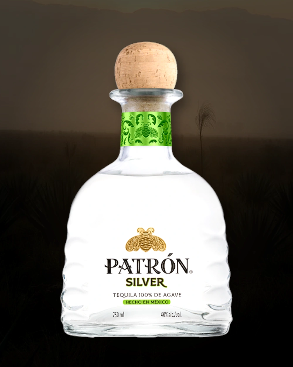 PATRÓN Silver bottle