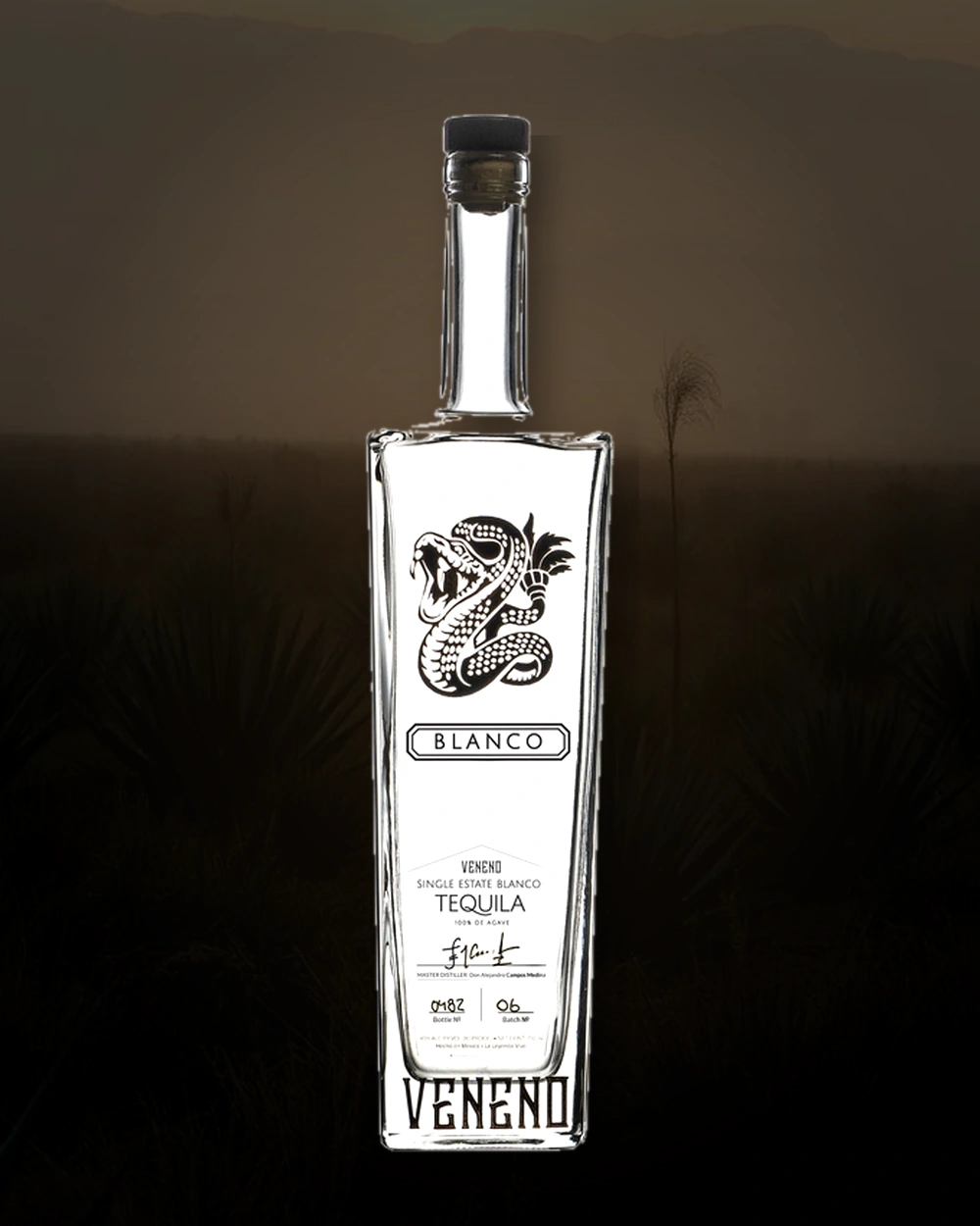 Veneno Tequila Blanco bottle
