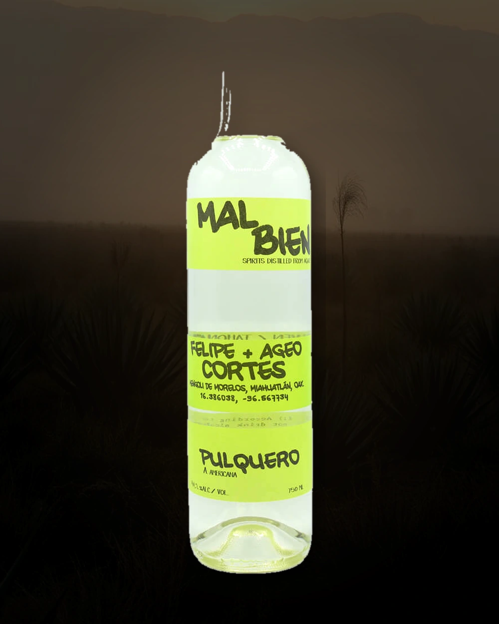 Mal Bien Pulquero – Cortes bottle