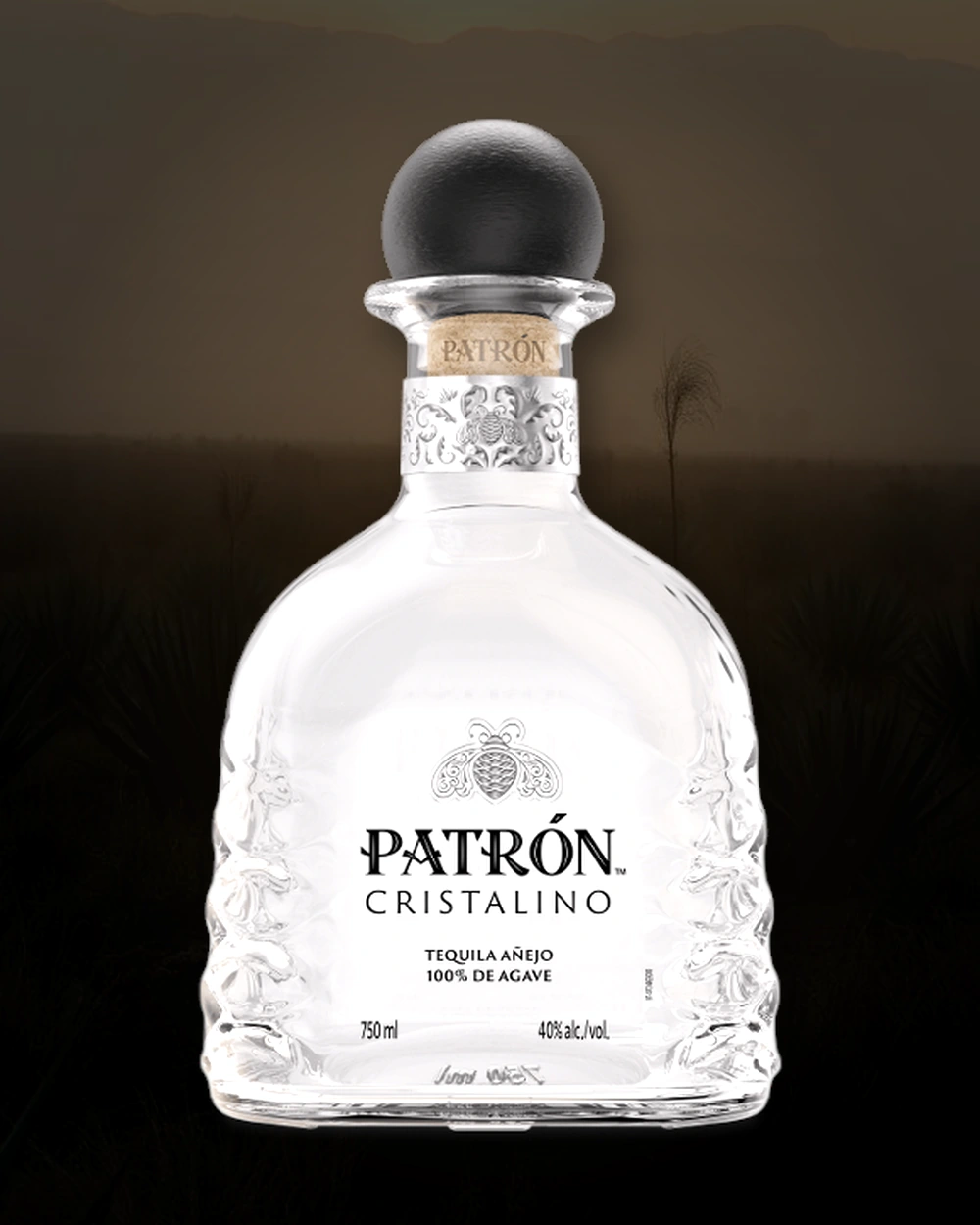 PATRÓN CRISTALINO bottle