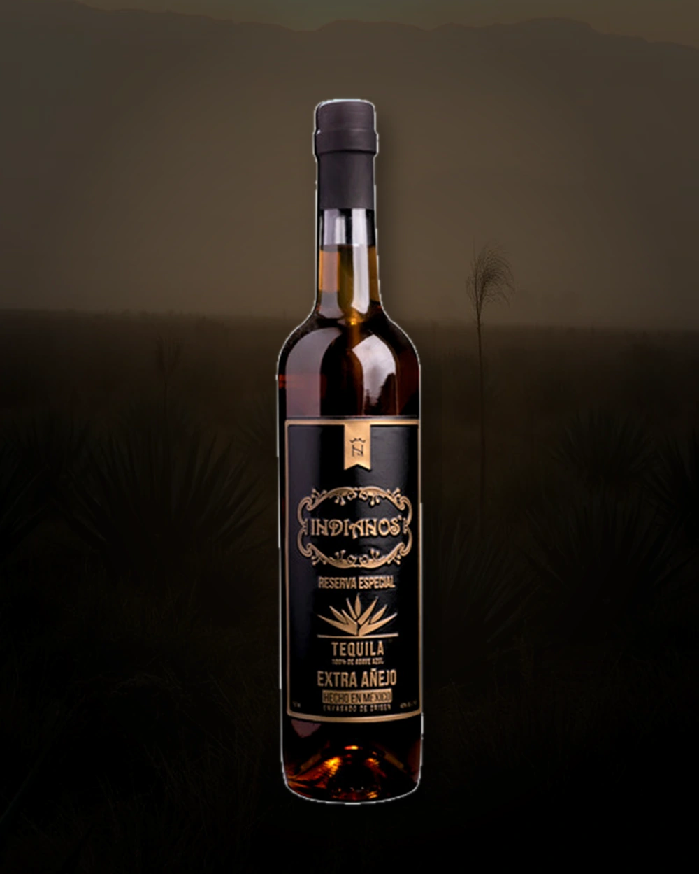 Tequila Indianos Extra Añejo bottle