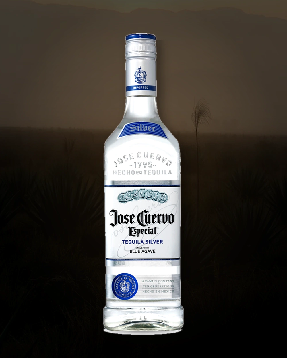 Jose Cuervo Especial Silver bottle