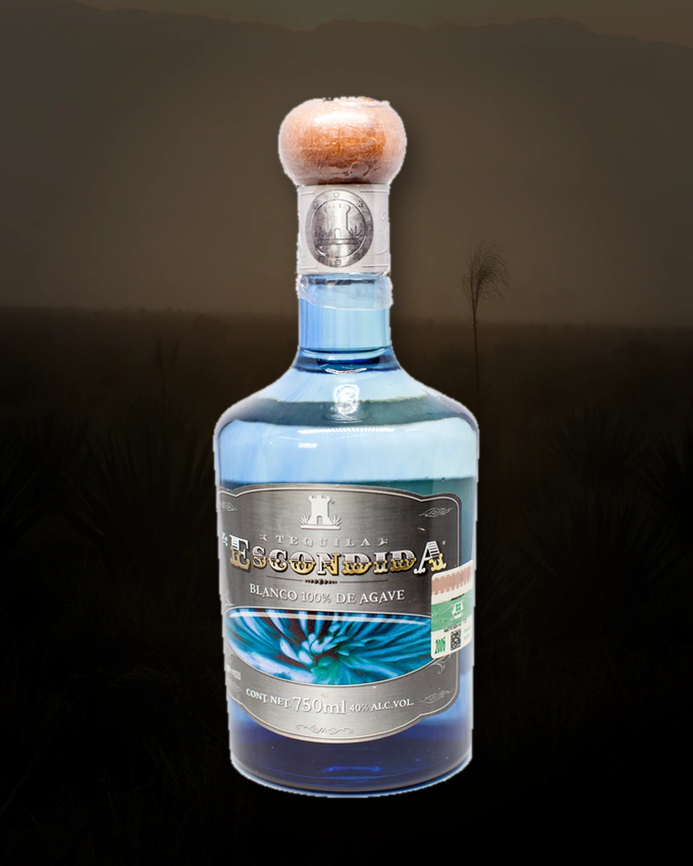 Tequila Escondida Blanco bottle