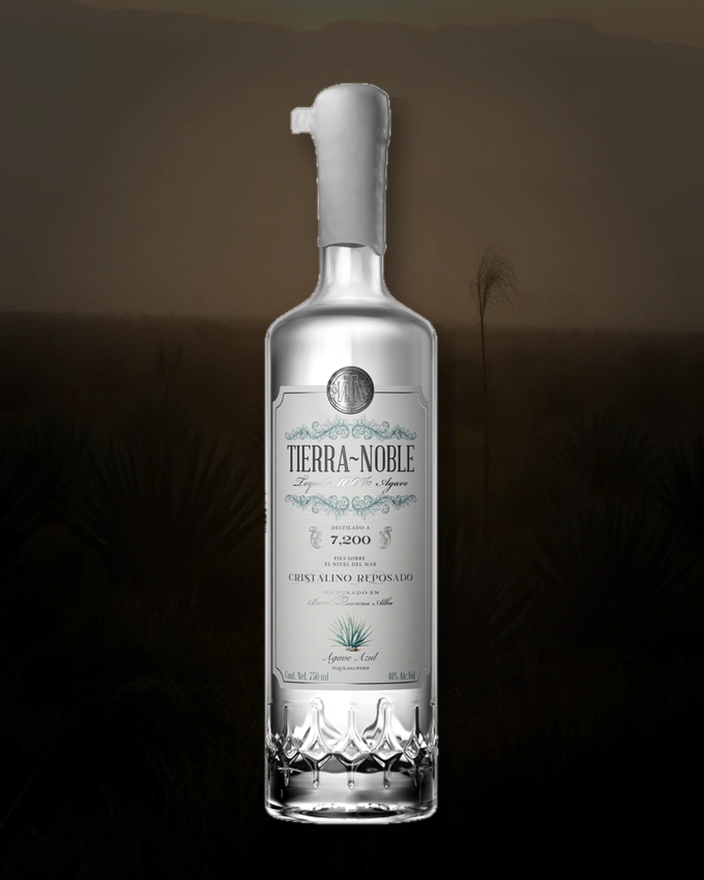 Tierra Noble Tequila Cristalino bottle