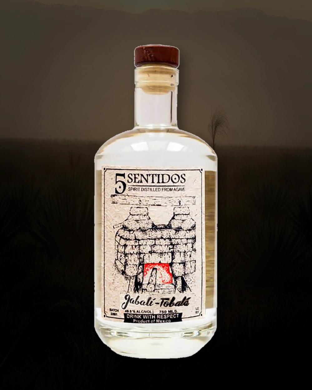5 Sentidos Jabali-Tobala – Alberto Martinez bottle