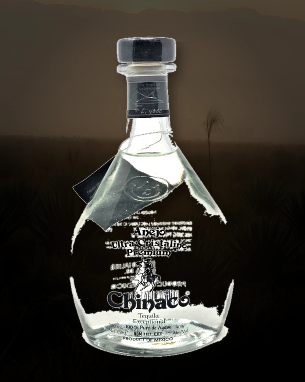 Chinaco Ultra Añejo Cristalino bottle