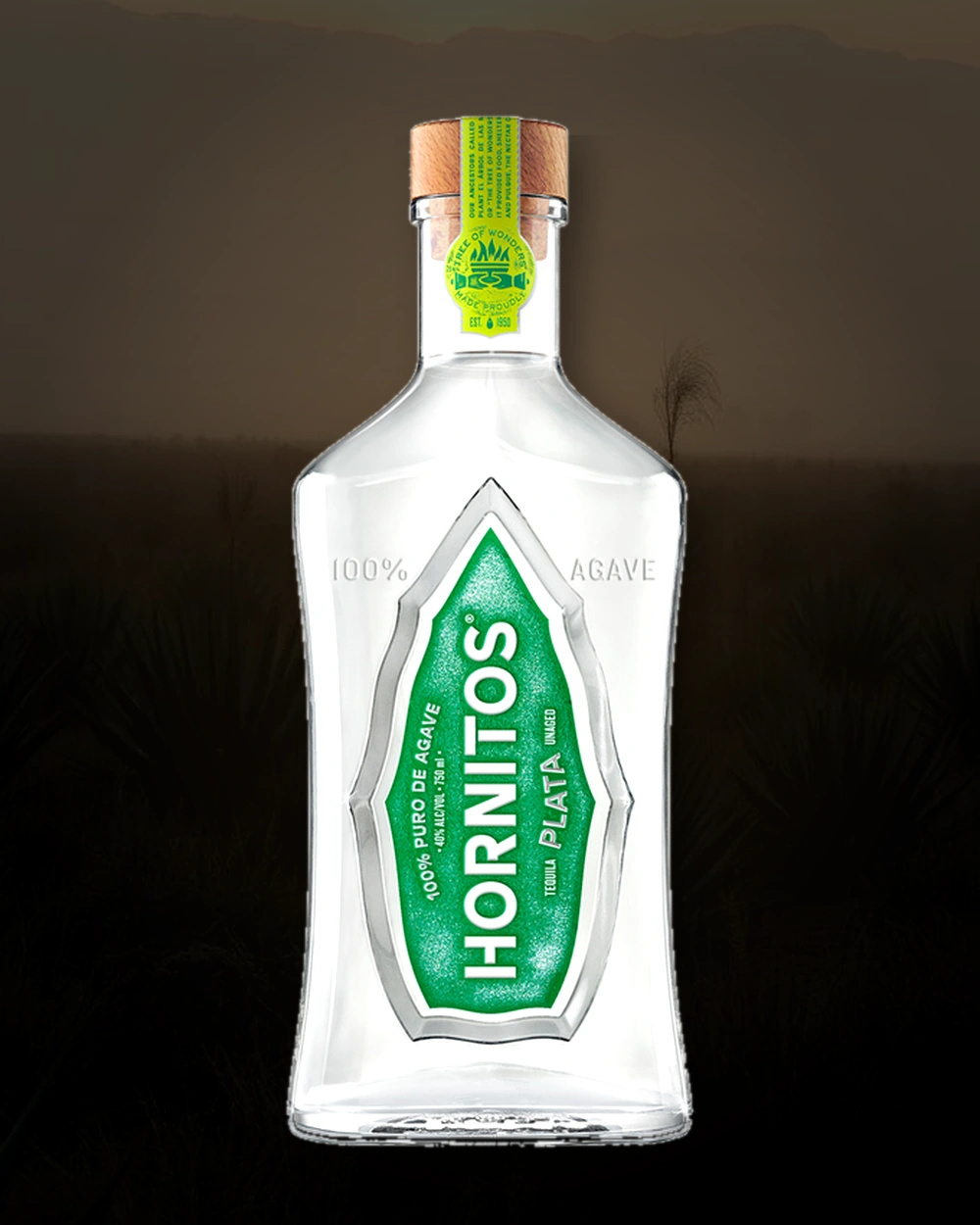 Sauza Hornitos Plata bottle