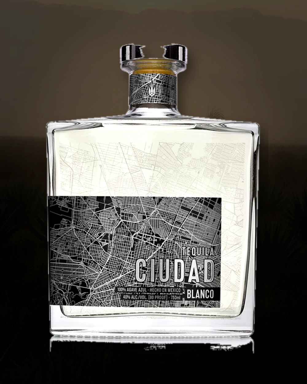 Tequila Ciudad Blanco bottle