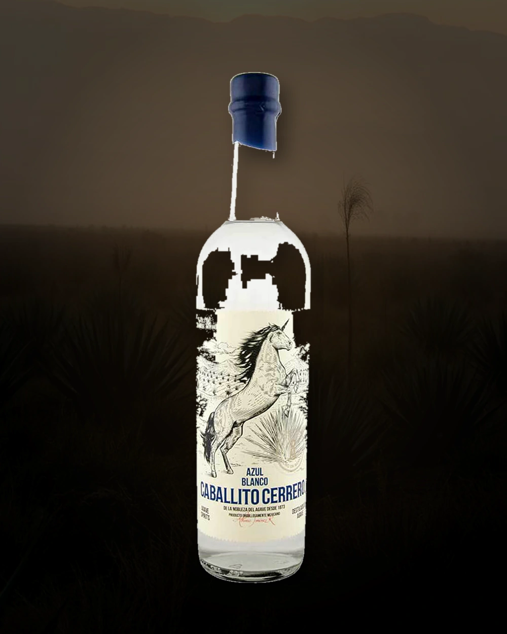 Caballito Cerrero “Unicorn” Azul bottle