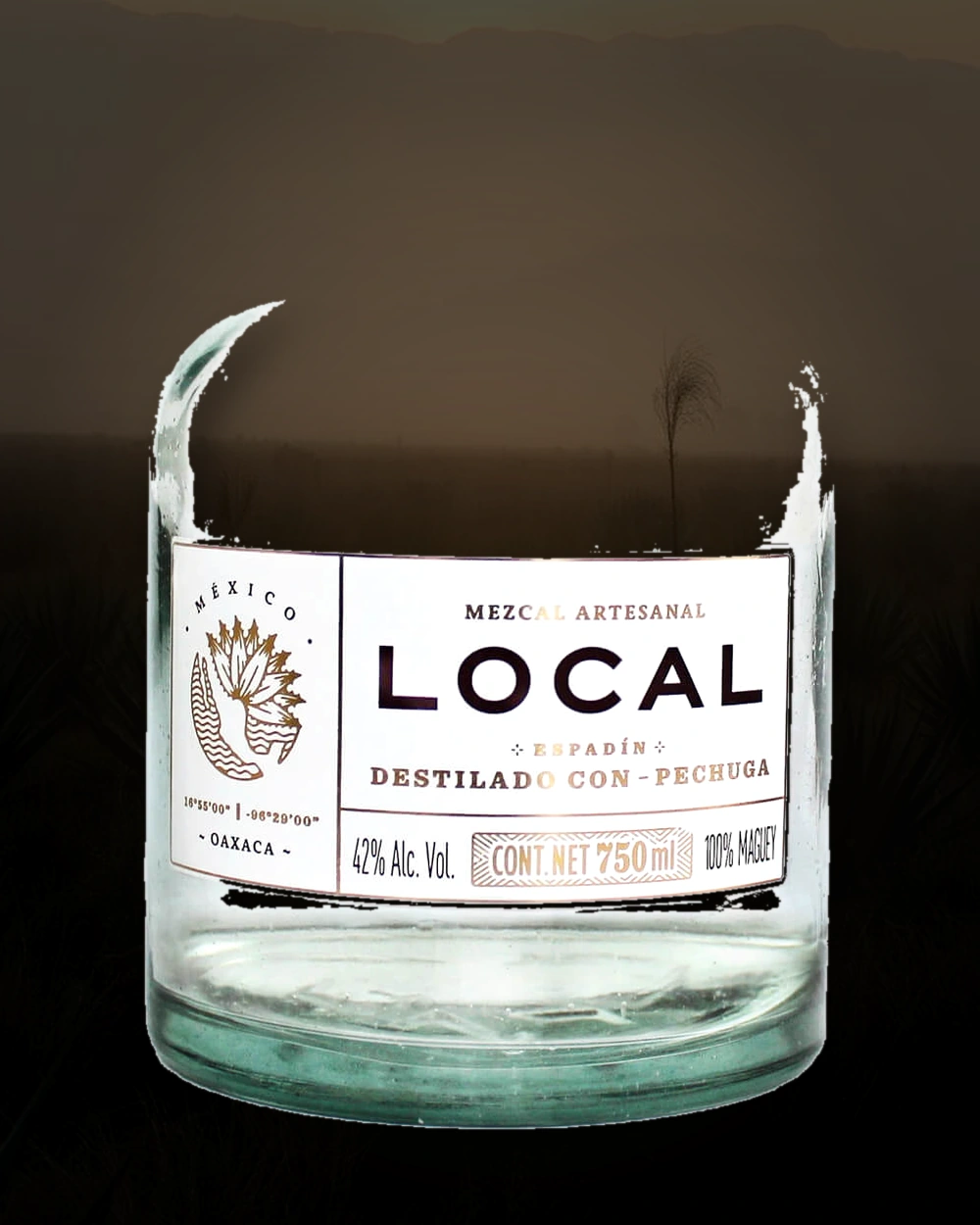 Mezcal Local bottle