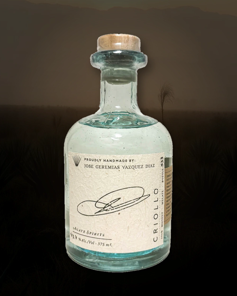 Maguey Melate Criollo – Jose Geremias Vasquez Diaz bottle