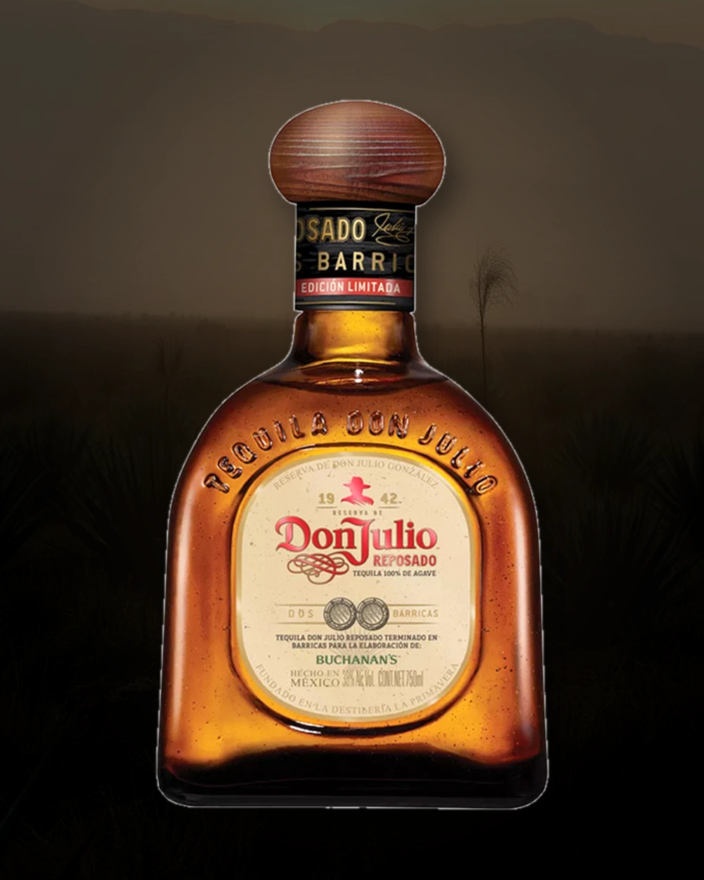 Don Julio Dos Barricas Reposado bottle