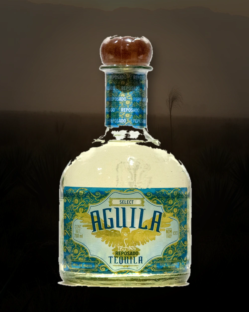 Aguila Reposado bottle