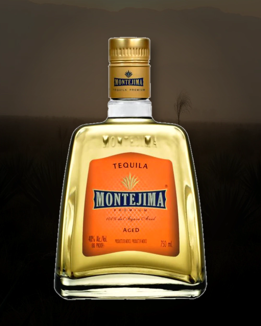 Montejima Tequila Aged bottle