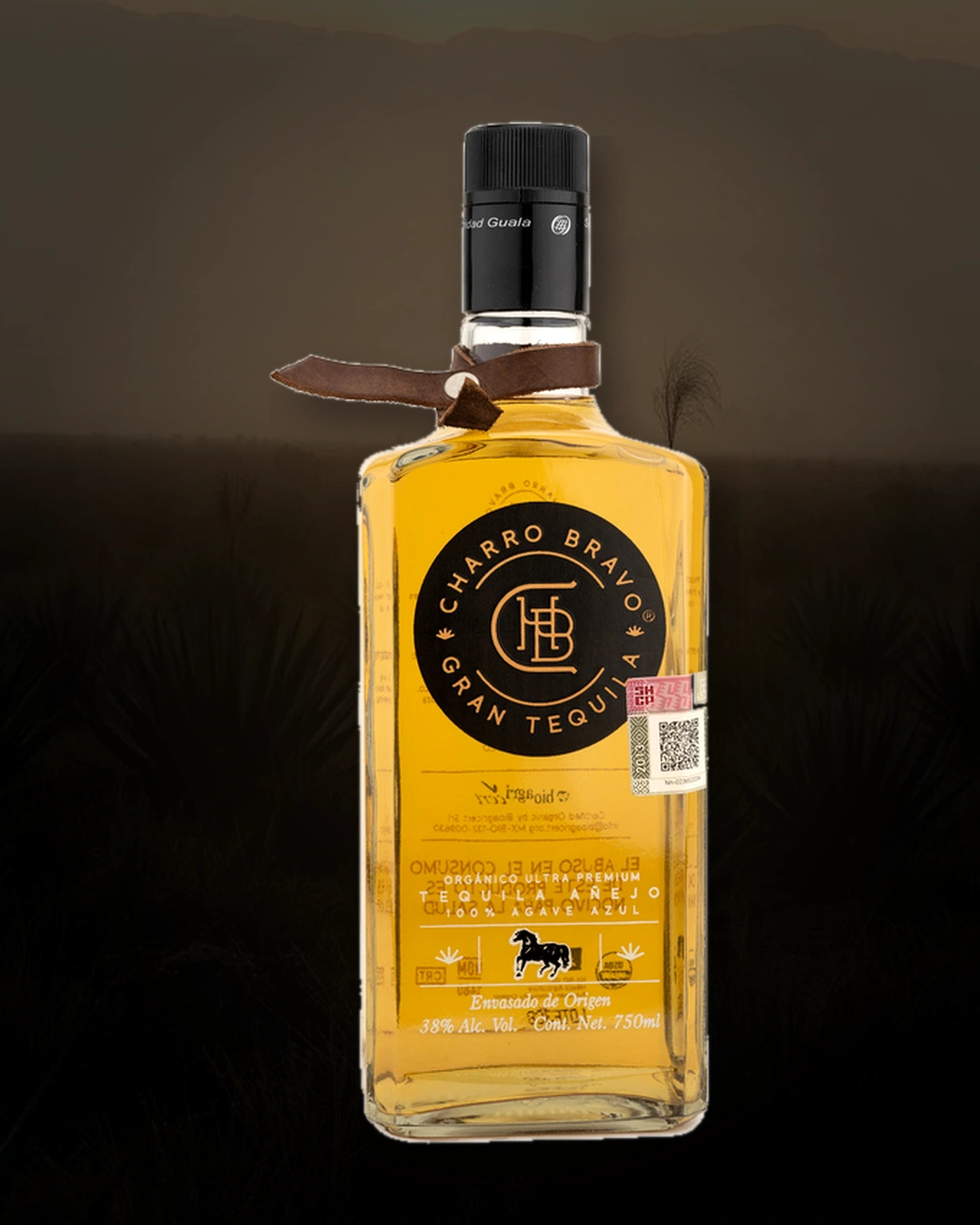 Charro Bravo Añejo bottle