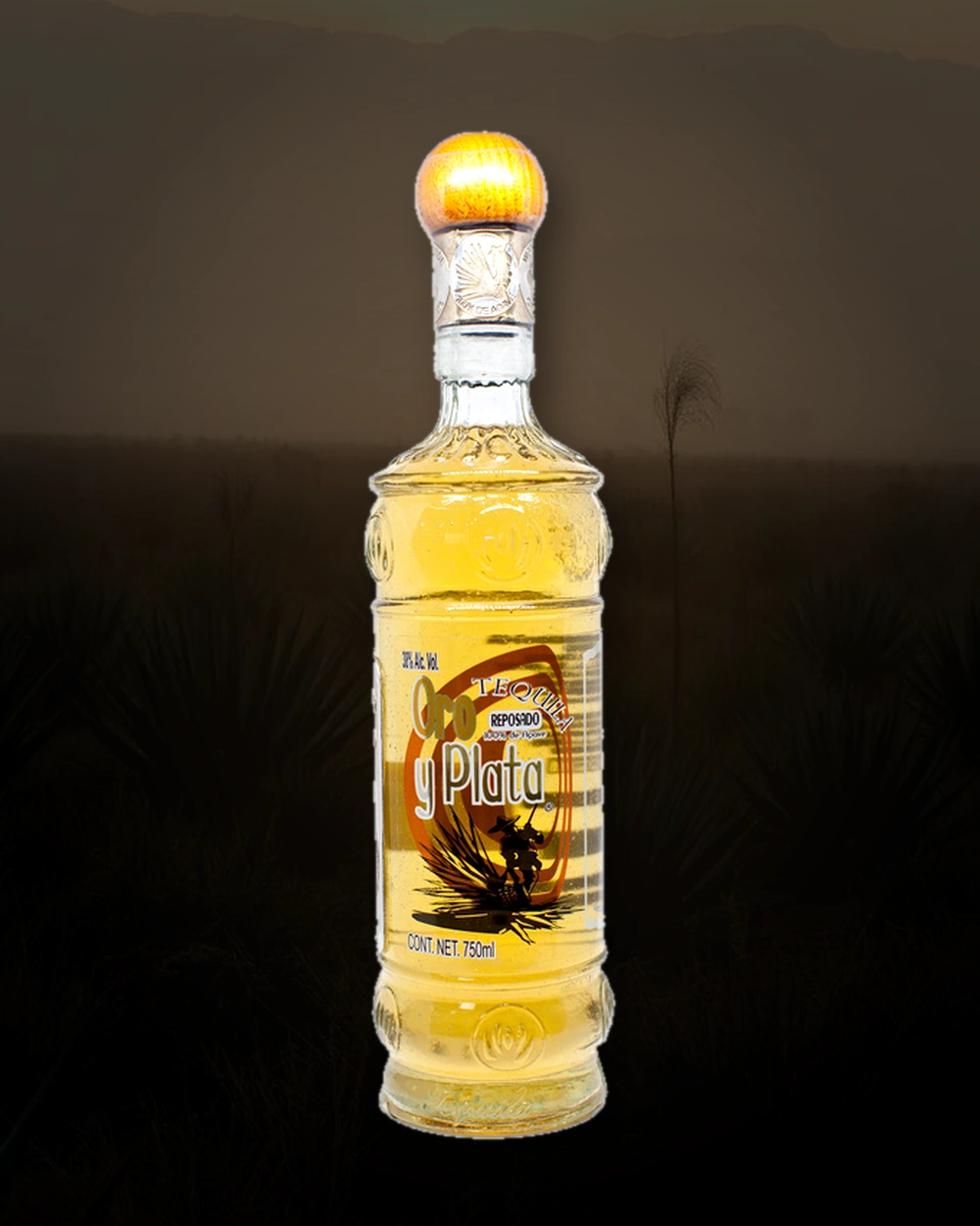 Oro y Plata Reposado bottle